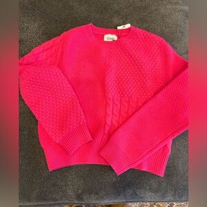 Stitches & Stripes vibrant Pink knit sweater